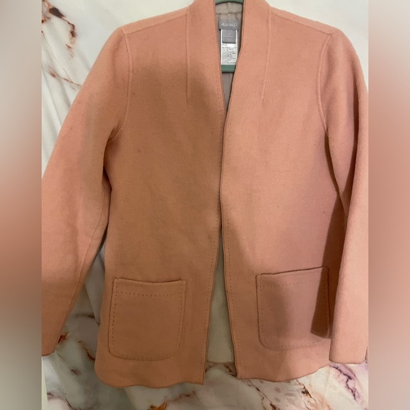 Chico's Jackets & Blazers - Chico’s Light Pink Wool Blend Cardigan Jacket